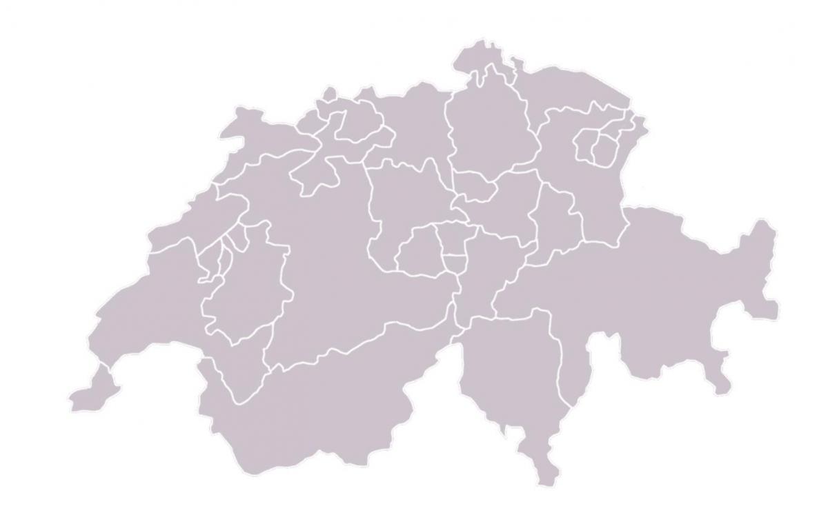 რუკა blank რუკა შვეიცარია