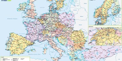 რუკა interrail შვეიცარია 